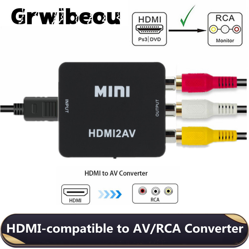 Grwibeou 1080P HDMI-compatible - Scart To Hdmi recension och pris