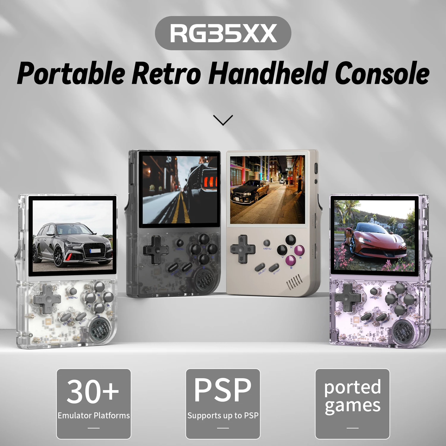 RG35XX Handheld Game Console L - Retro Gaming Kiosk recension och pris