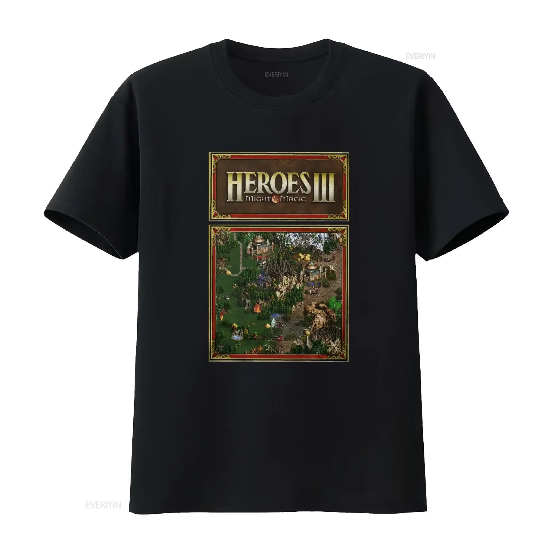 Heroes Map of Might And Magic  - Retro Gaming T Shirt recension och pris